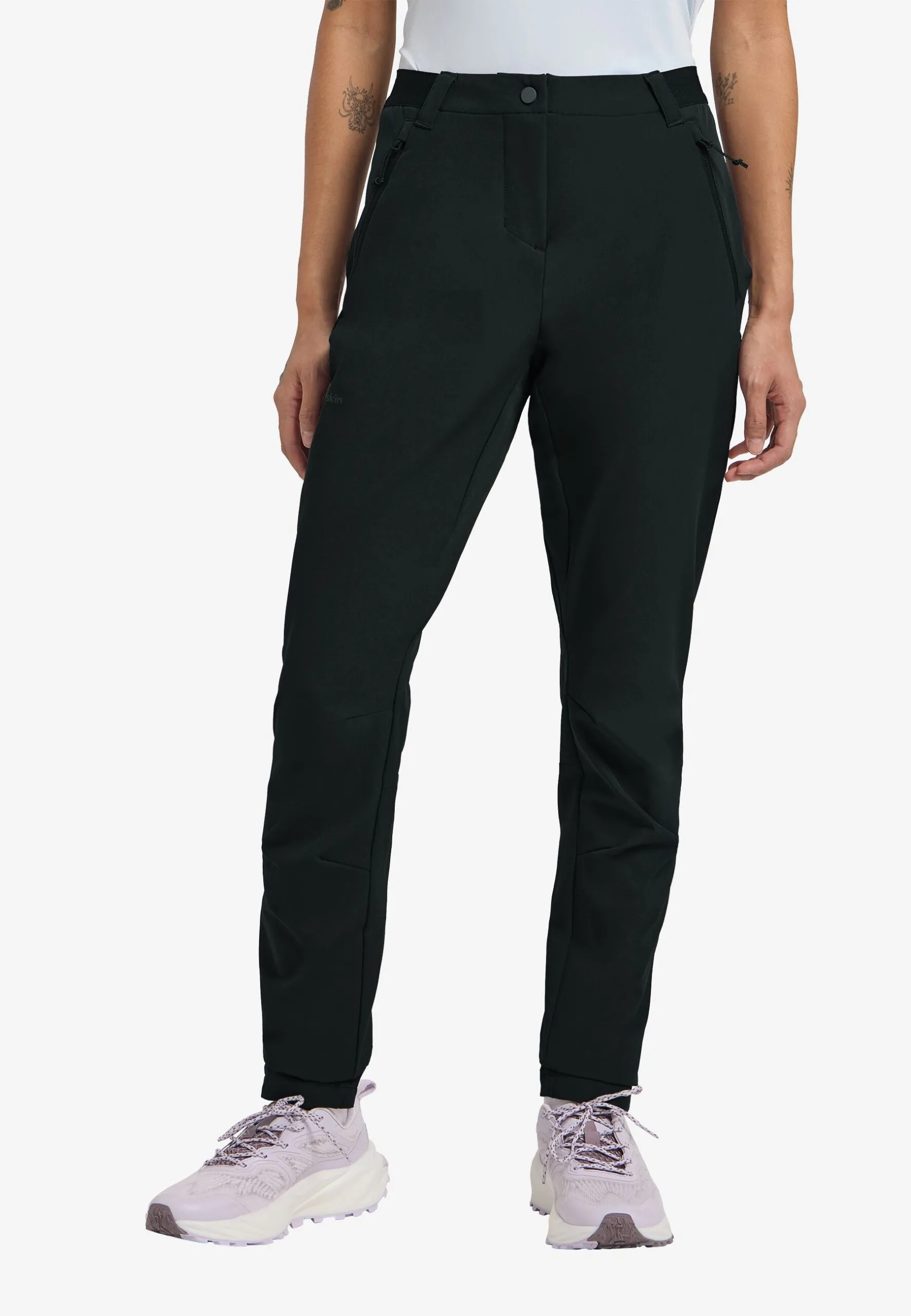 Jack Wolfskin Geigelstein Dömu Göngubuxur Slim Black
