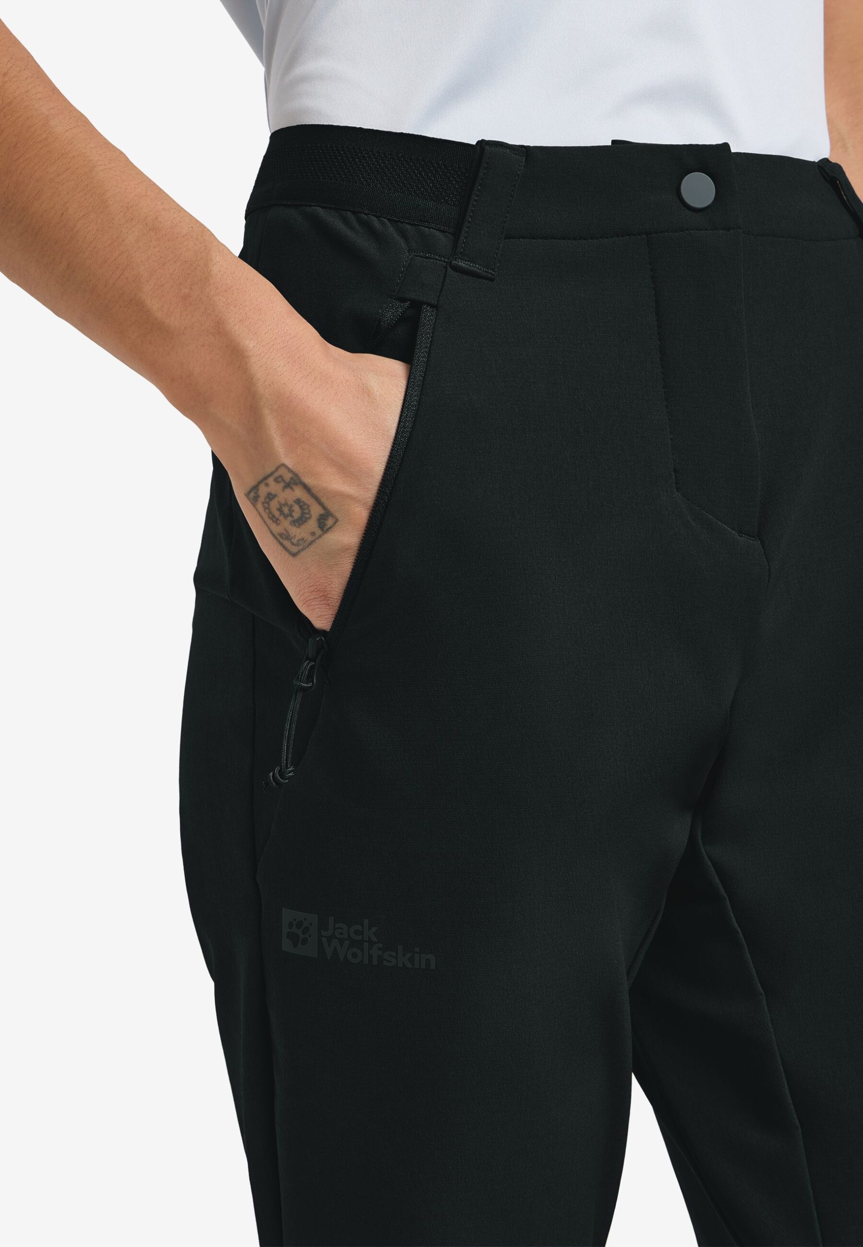 Jack Wolfskin Geigelstein Dömu Göngubuxur Slim Black - Image 5