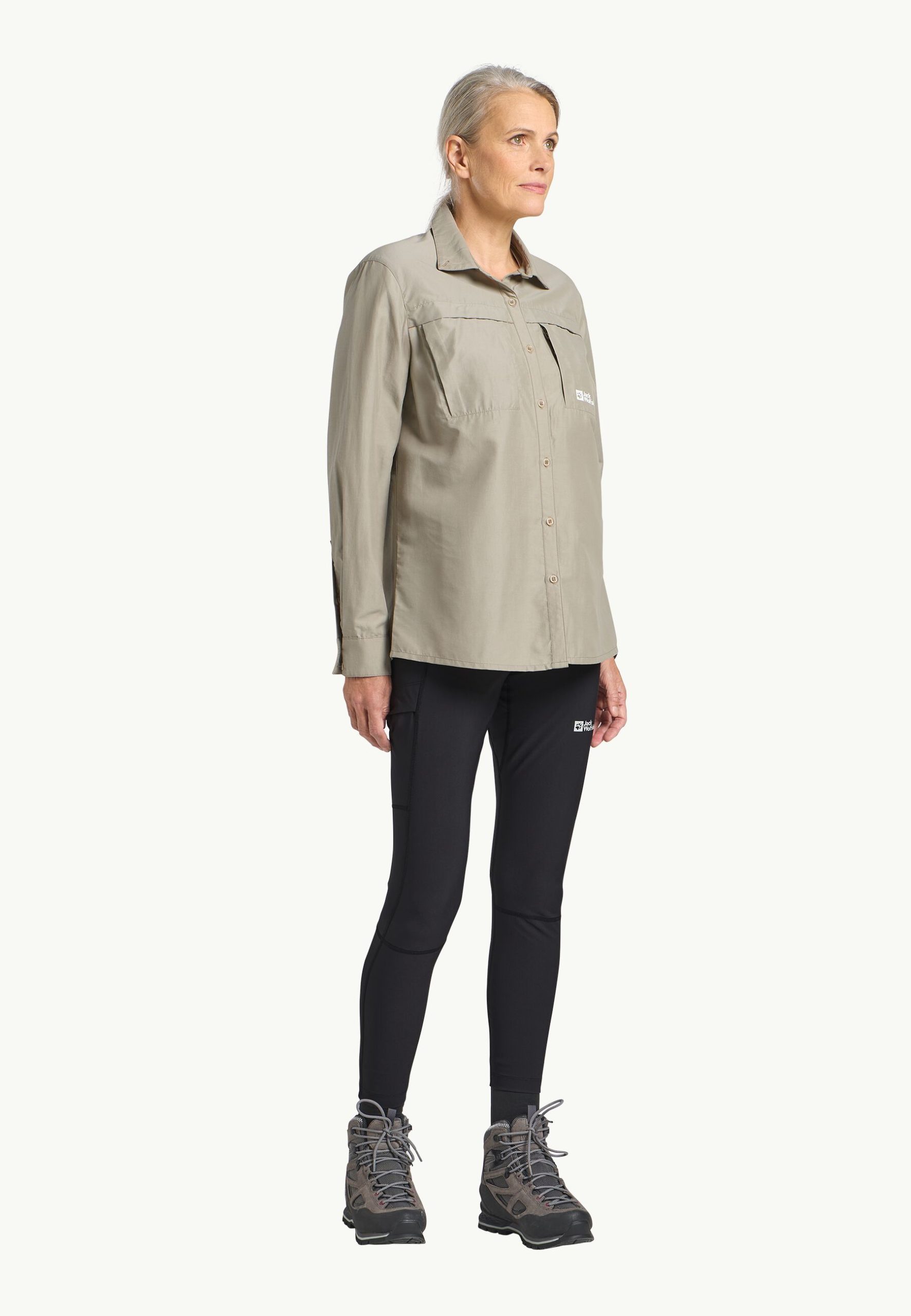 Jack Wolfskin Kammweg Dömu Leggings black - Image 3