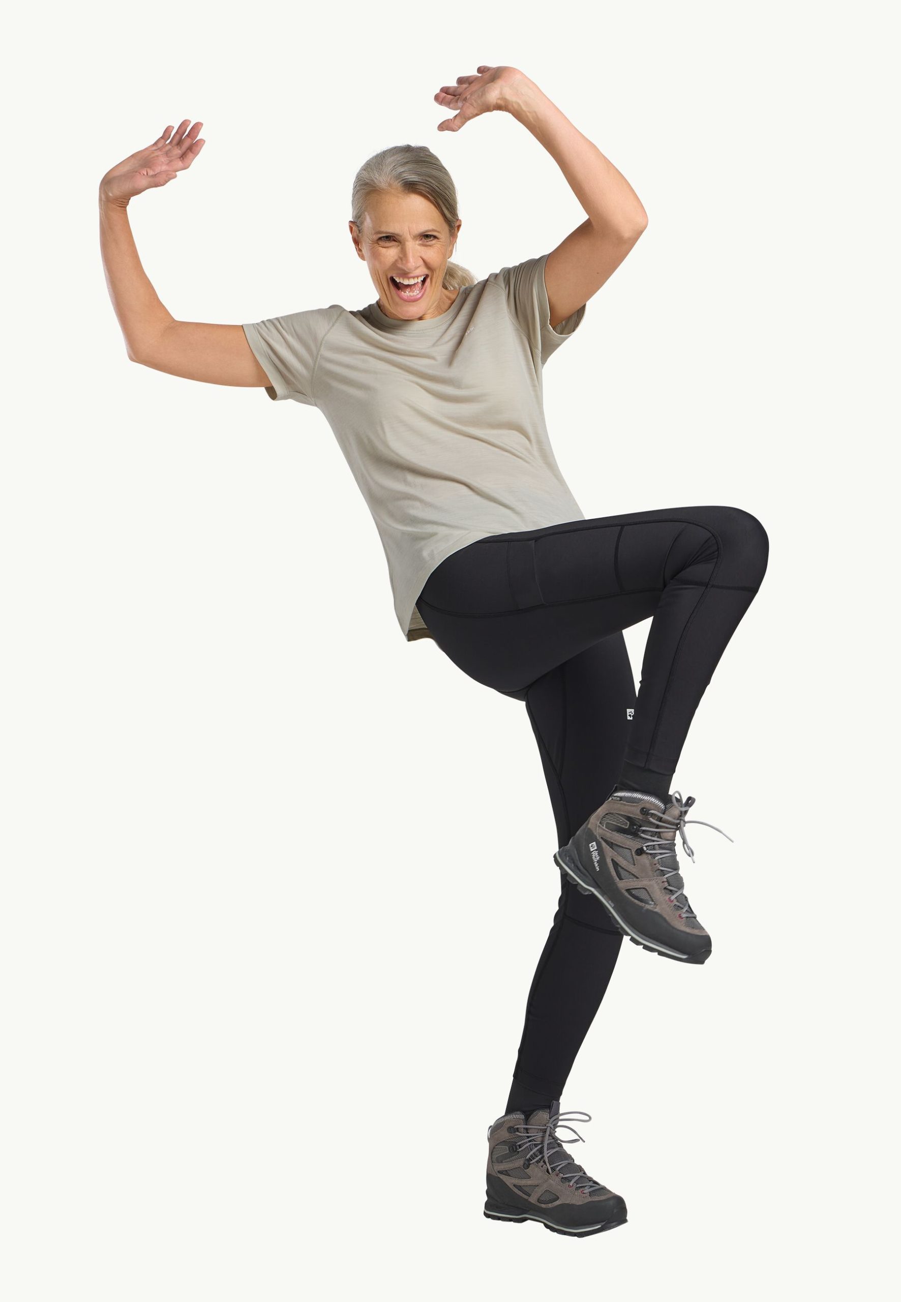Jack Wolfskin Kammweg Dömu Leggings black - Image 4