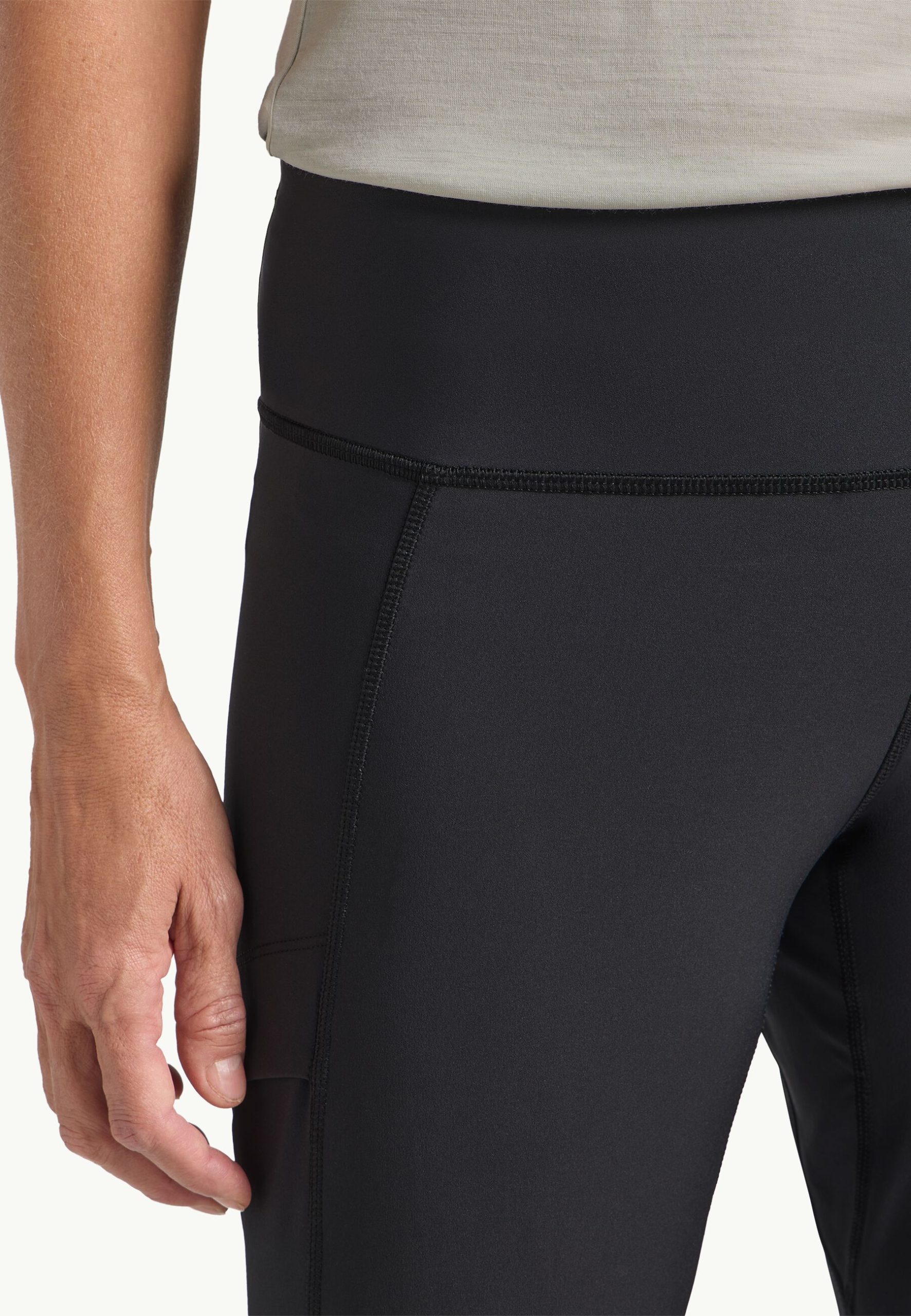Jack Wolfskin Kammweg Dömu Leggings black - Image 5