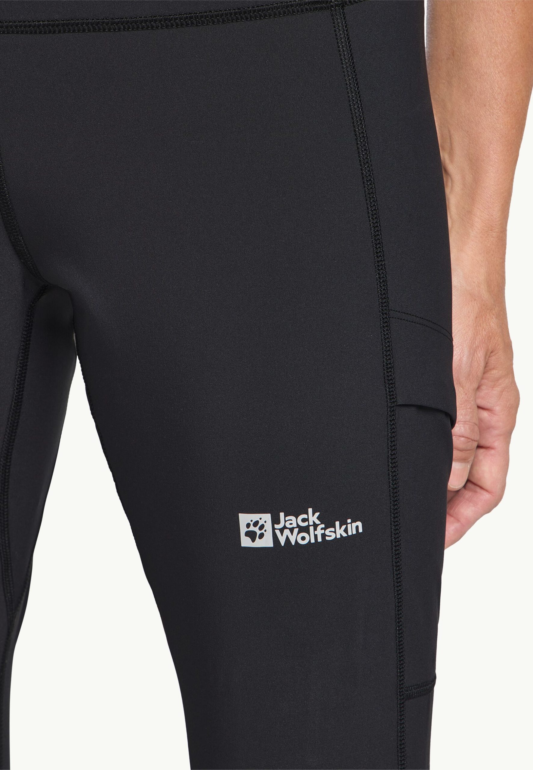 Jack Wolfskin Kammweg Dömu Leggings black - Image 6