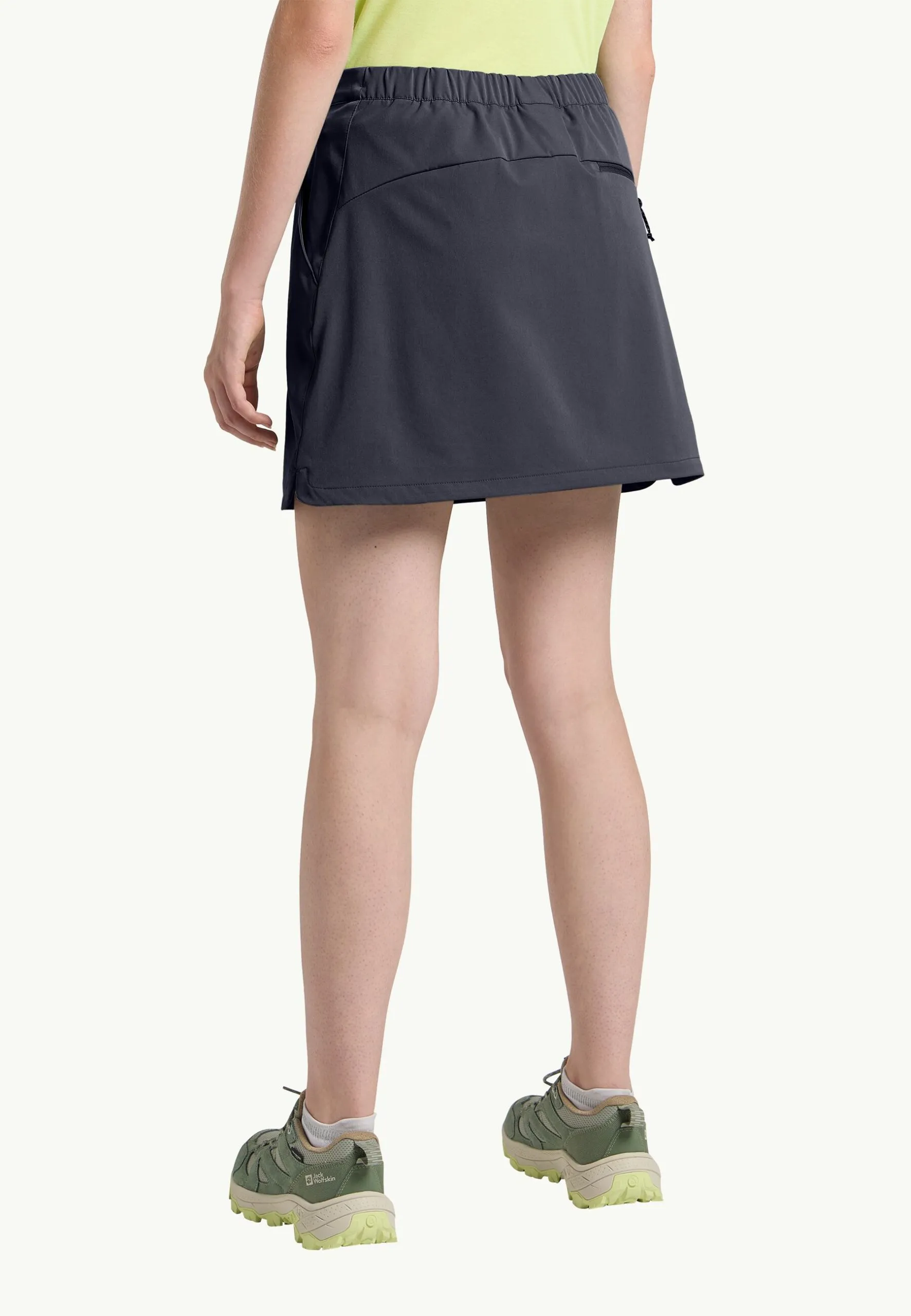 Jack Wolfskin Hiking Alpine Skort Dömupils Graphite - Image 2
