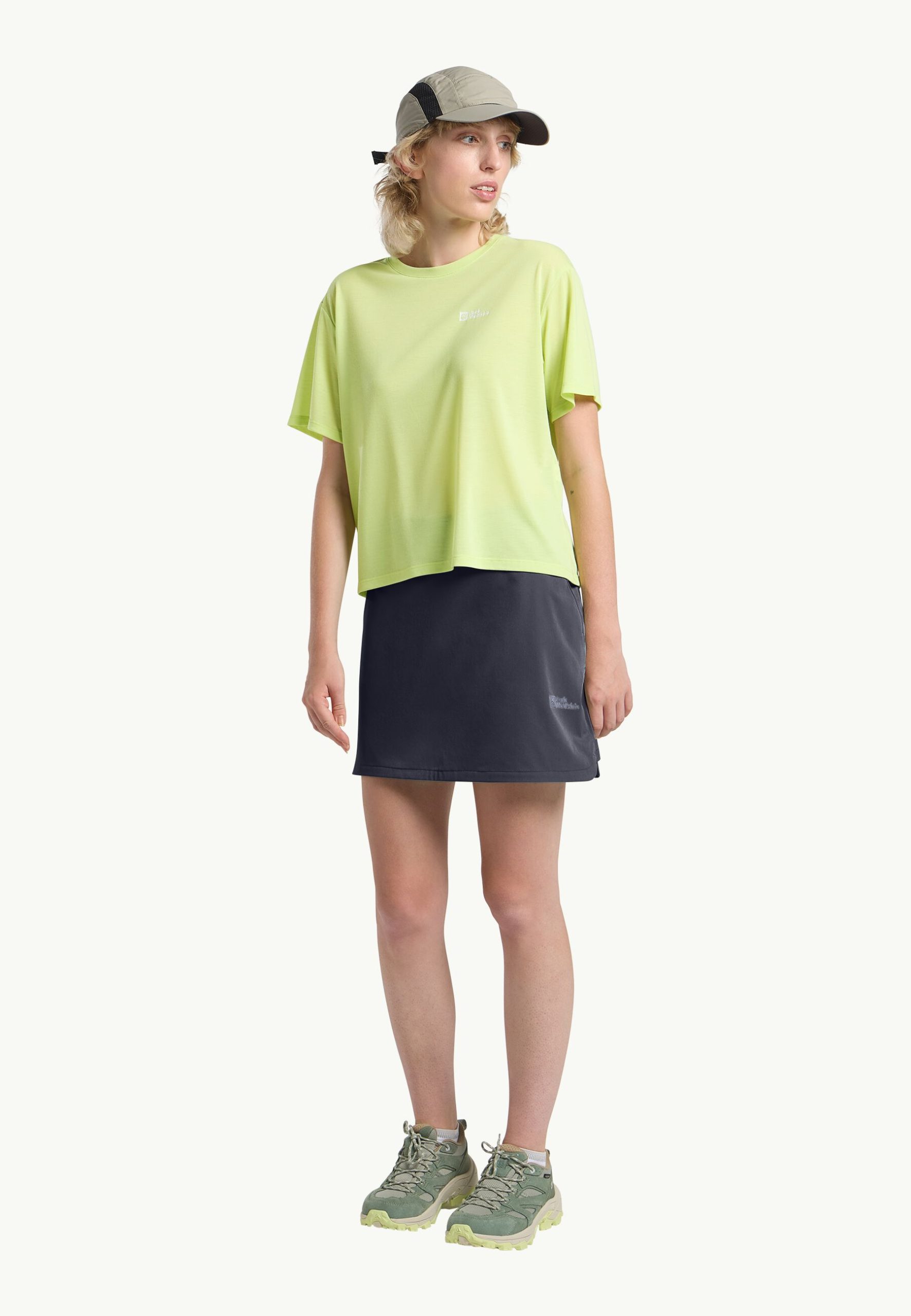 Jack Wolfskin Hiking Alpine Skort Dömupils Graphite - Image 3
