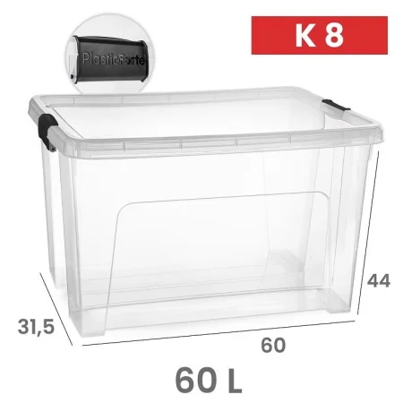 PlastForte Kassi klip No.8 60 L BLACK