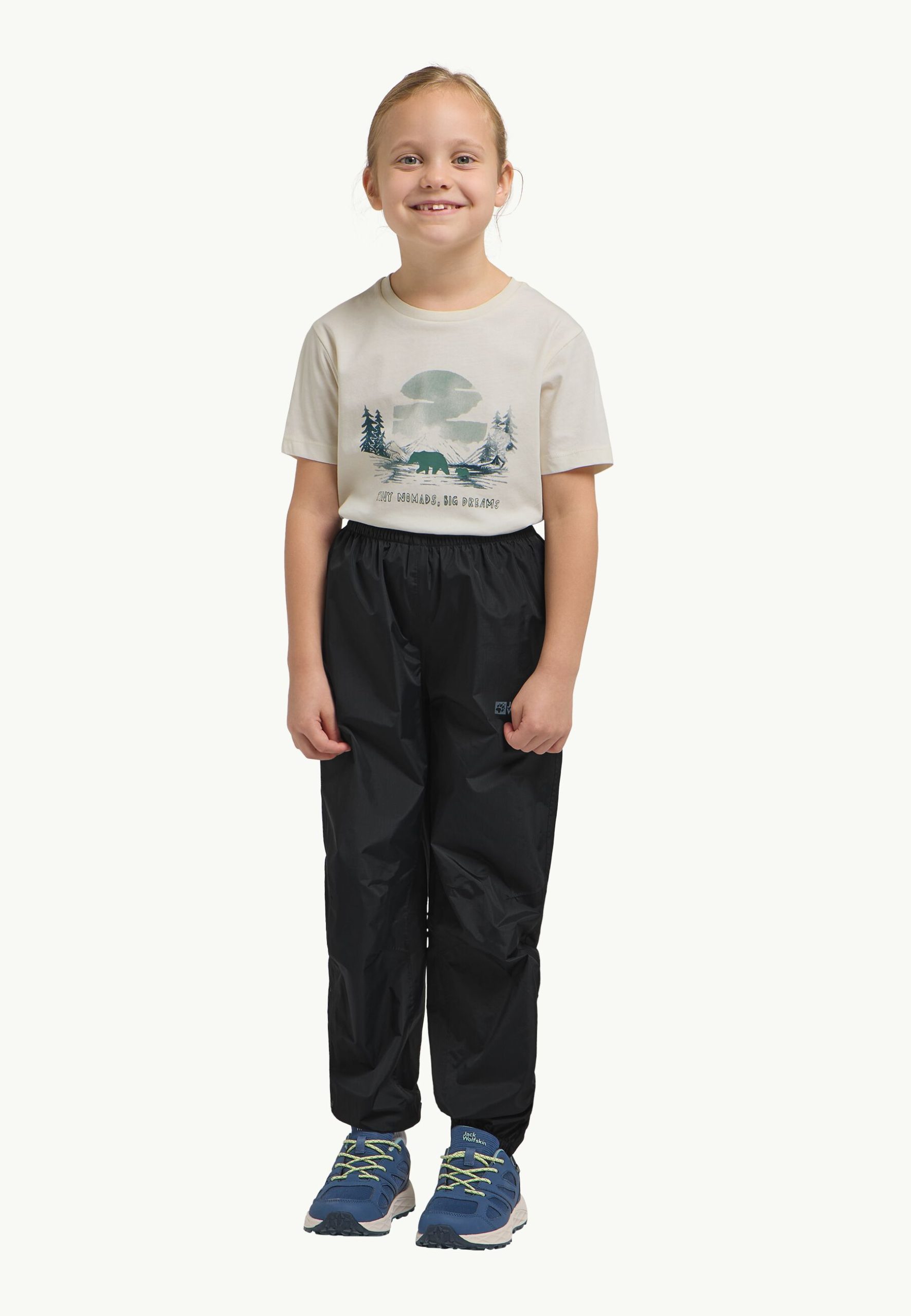 Jack Wolfskin Rainy Days Barna Regnbuxur Black - Image 3