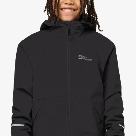 Jack Wolfskin Iceland 3in1 Barna Jakki Black