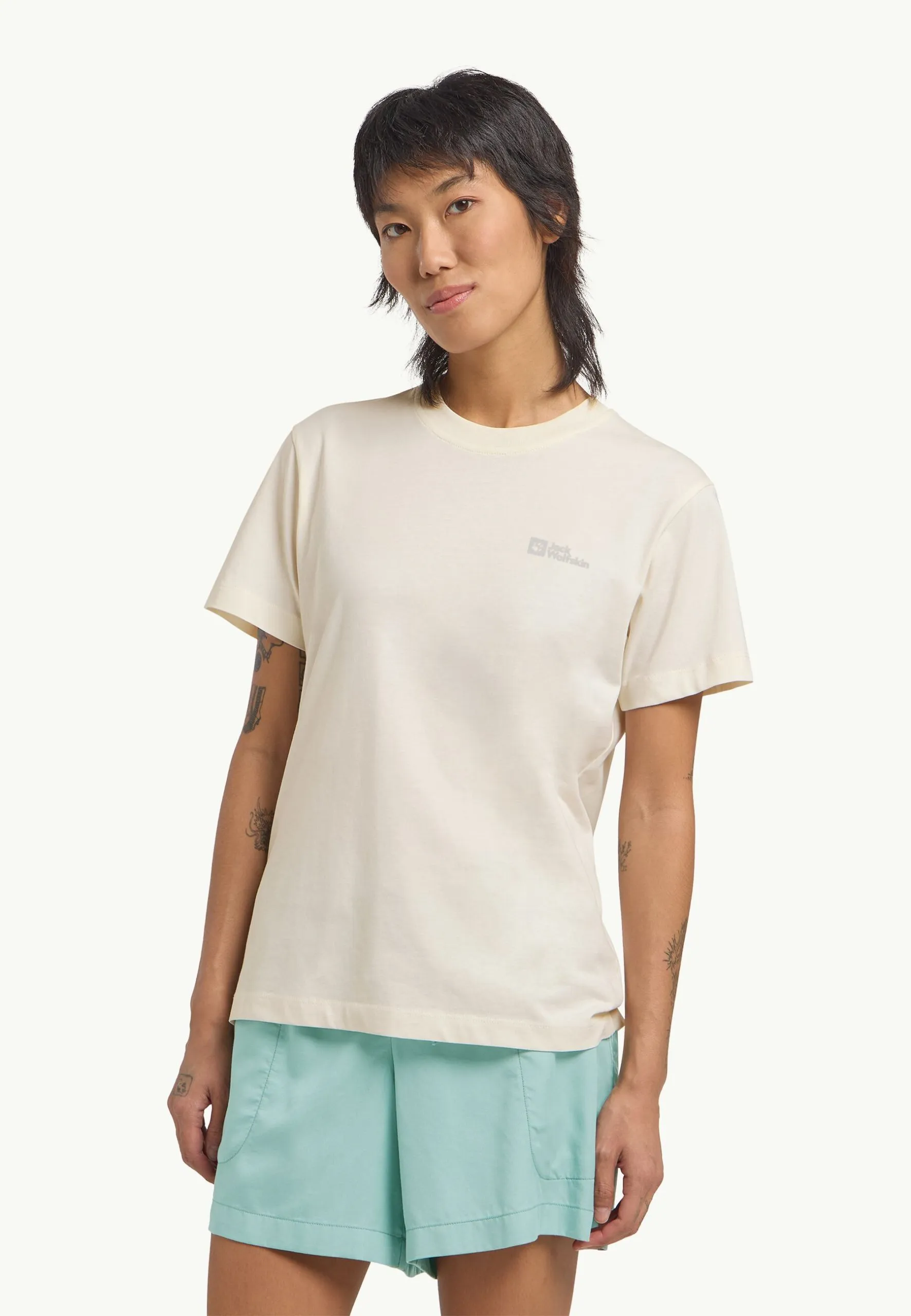 Jack Wolfskin Essential Dömubolur Cotton White