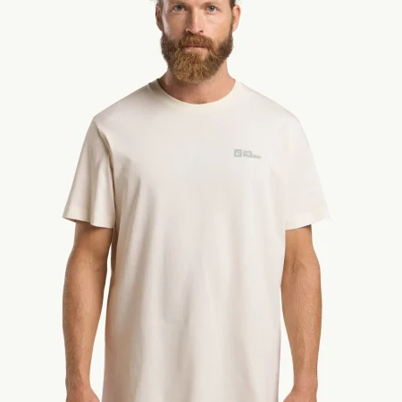 Jack Wolfskin Essential Herrabolur Cotton White
