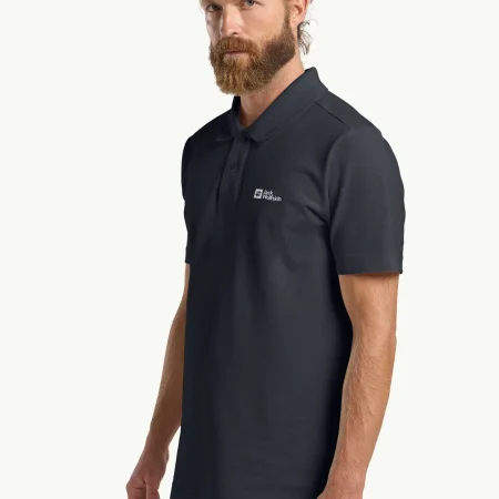 Jack Wolfskin Essential Herra Polo Bolur Dark Navy
