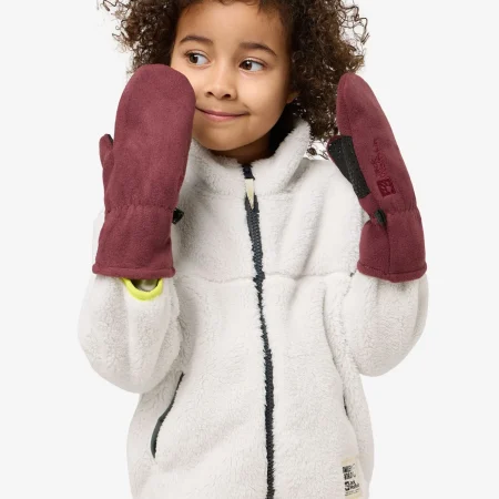 Jack Wolfskin Barna Flís Vettlingar Boysenberry