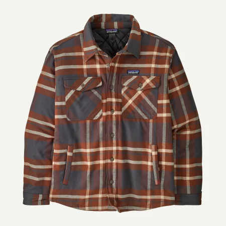 Patagonia Insulated FjordFlannel Skyrtujakki Ashore: Ink Blk