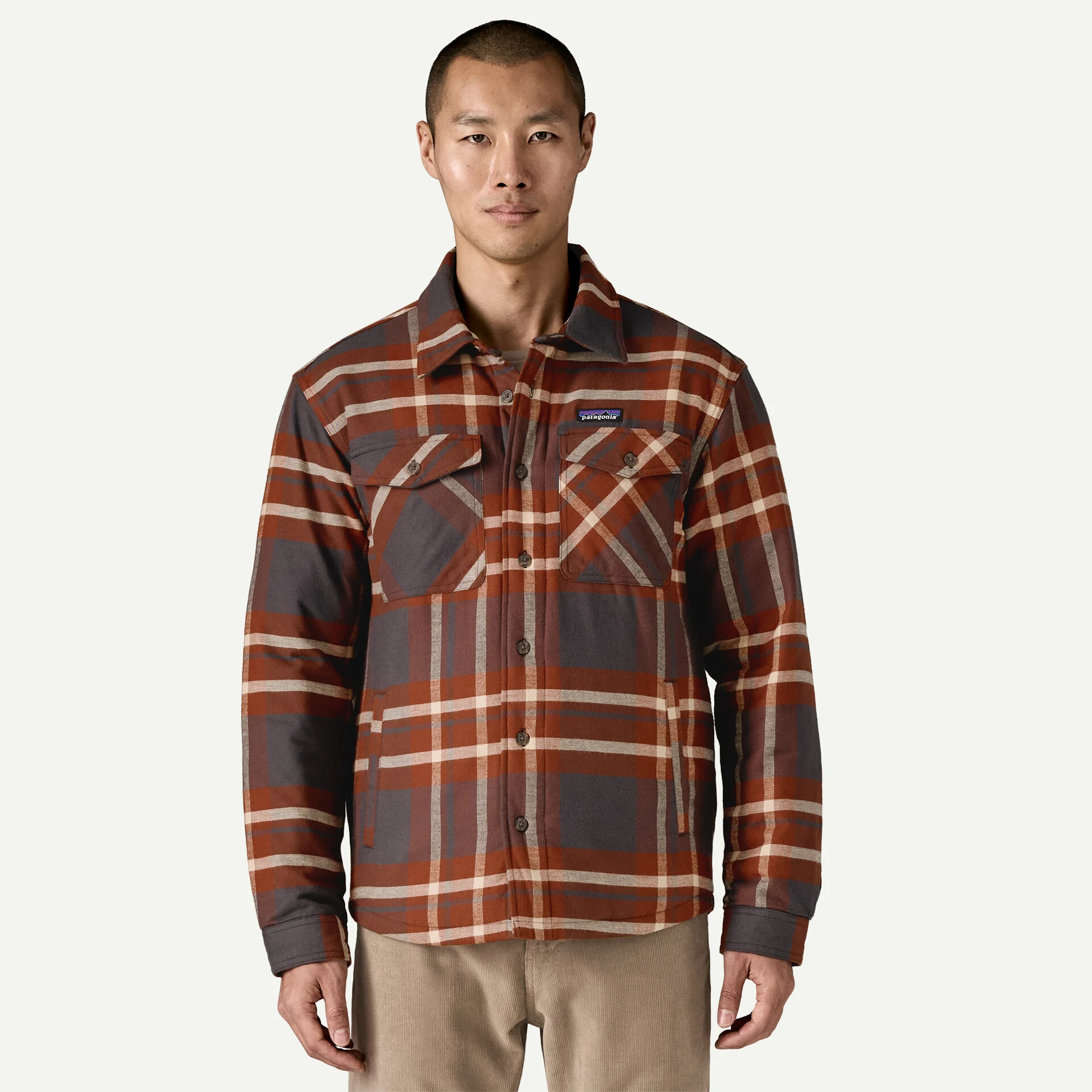 Patagonia Insulated FjordFlannel Skyrtujakki Ashore: Ink Blk - Image 2
