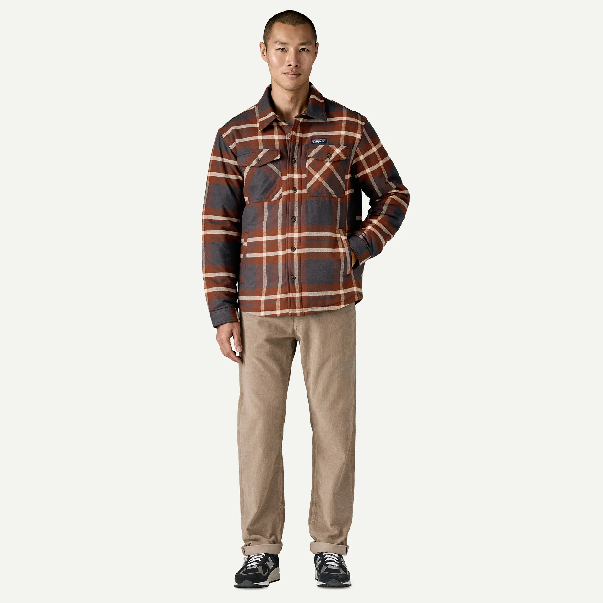 Patagonia Insulated FjordFlannel Skyrtujakki Ashore: Ink Blk - Image 4