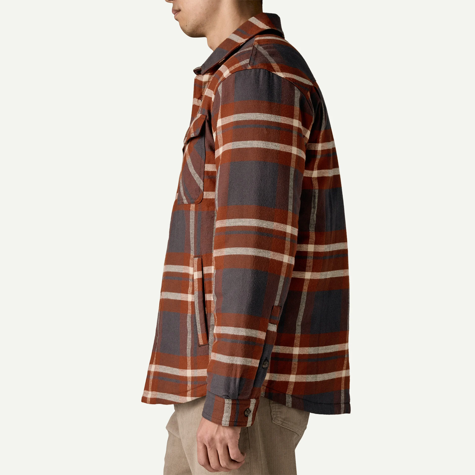 Patagonia Insulated FjordFlannel Skyrtujakki Ashore: Ink Blk - Image 8