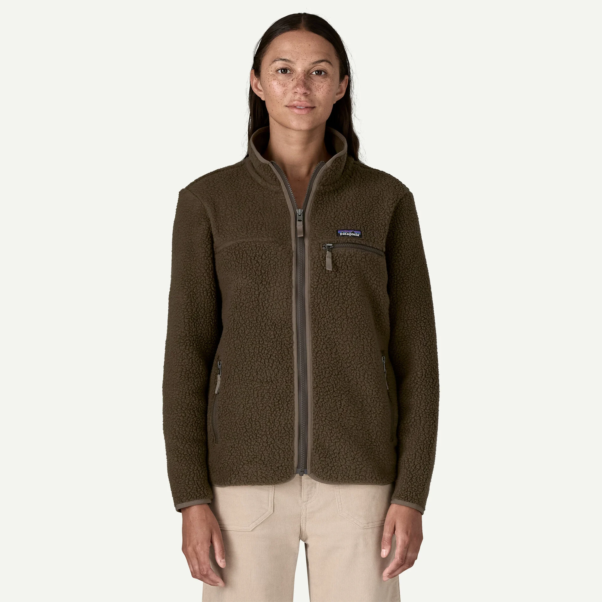 Patagonia Retro Pile Dömu Flíspeysa Otter Brown - Image 2