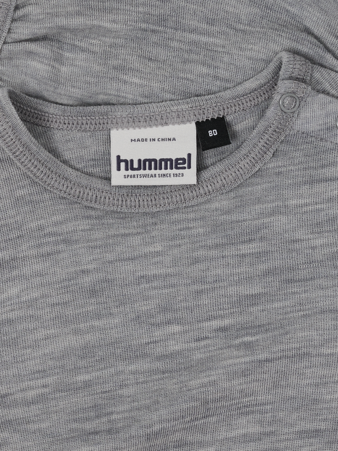Hummel Mini Ullarsamfella Grey Melange - Image 3