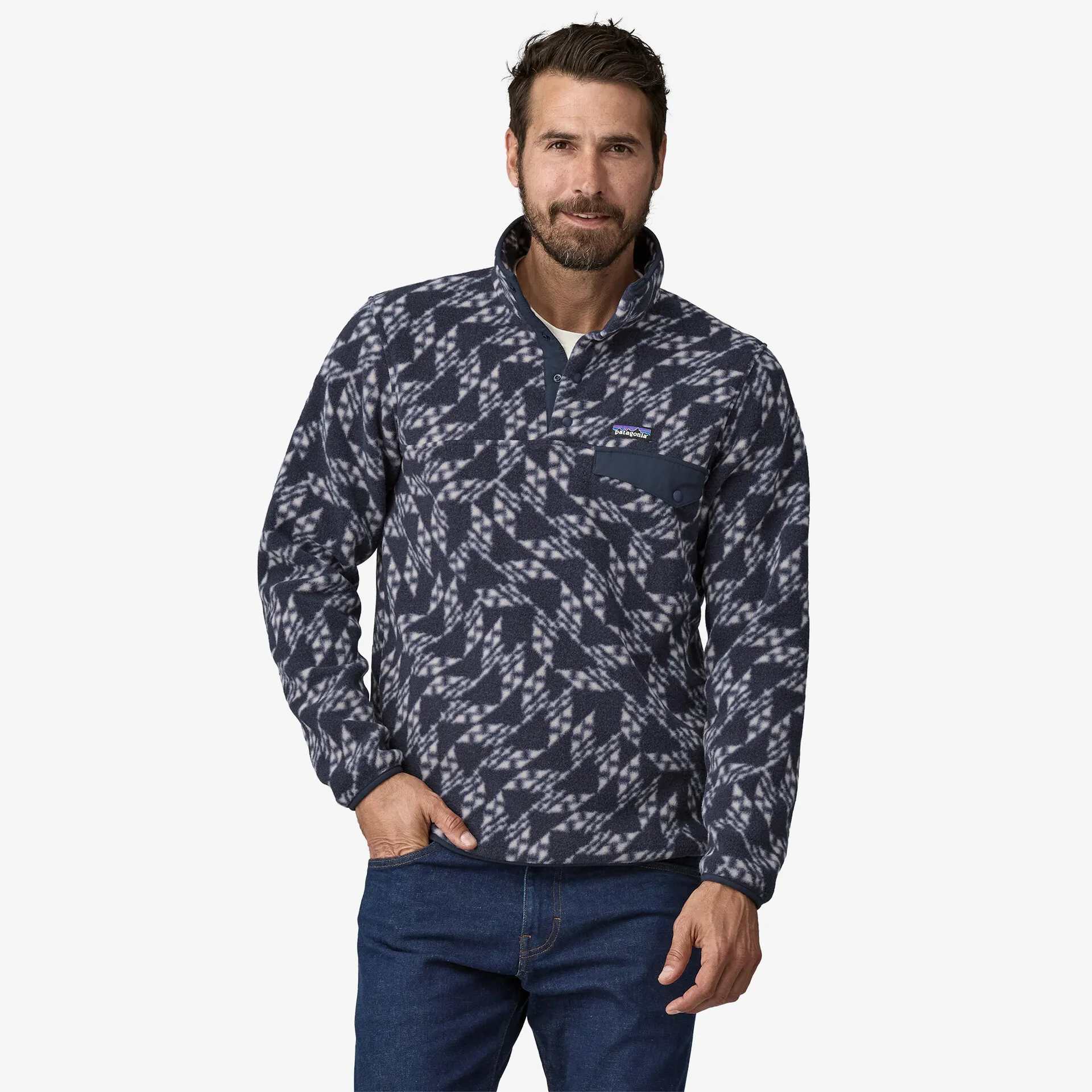 Patagonia Synchilla Snap-T Herra Flíspeysa SF Navy - Image 2