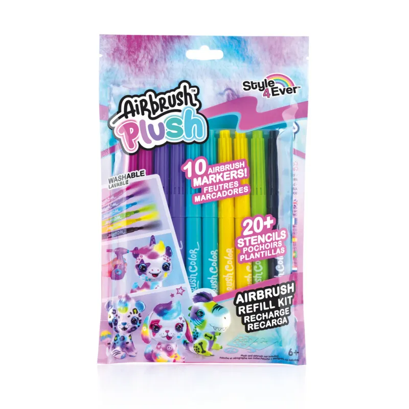 Airbrush Plush Áfyllingar 10 pennar