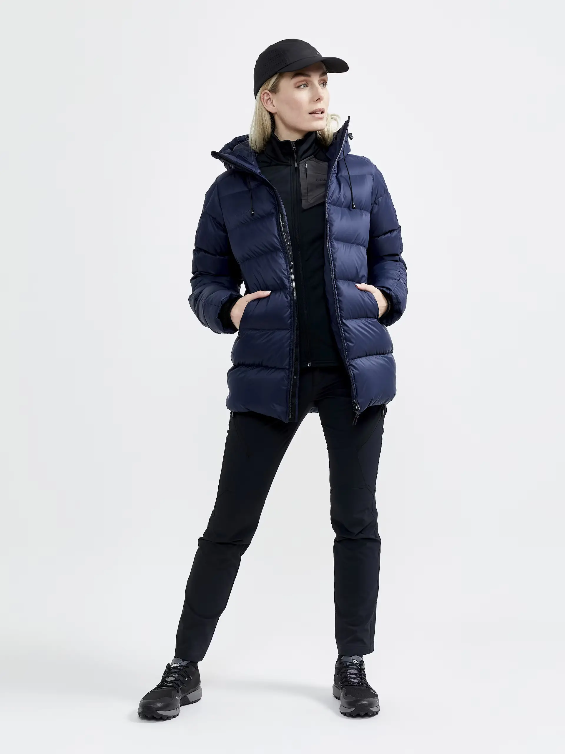 Craft ADV Tech Fleece Thermal Midlayer Dömupeysa Black - Image 5