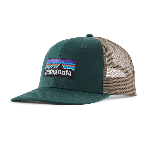 Patagonia P-6 Logo Trucker Derhúfa Cascade Green