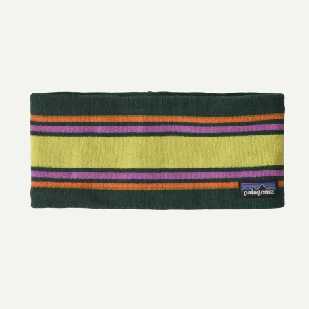 Patagonia Powder Town Eyrnaband Cascade Green