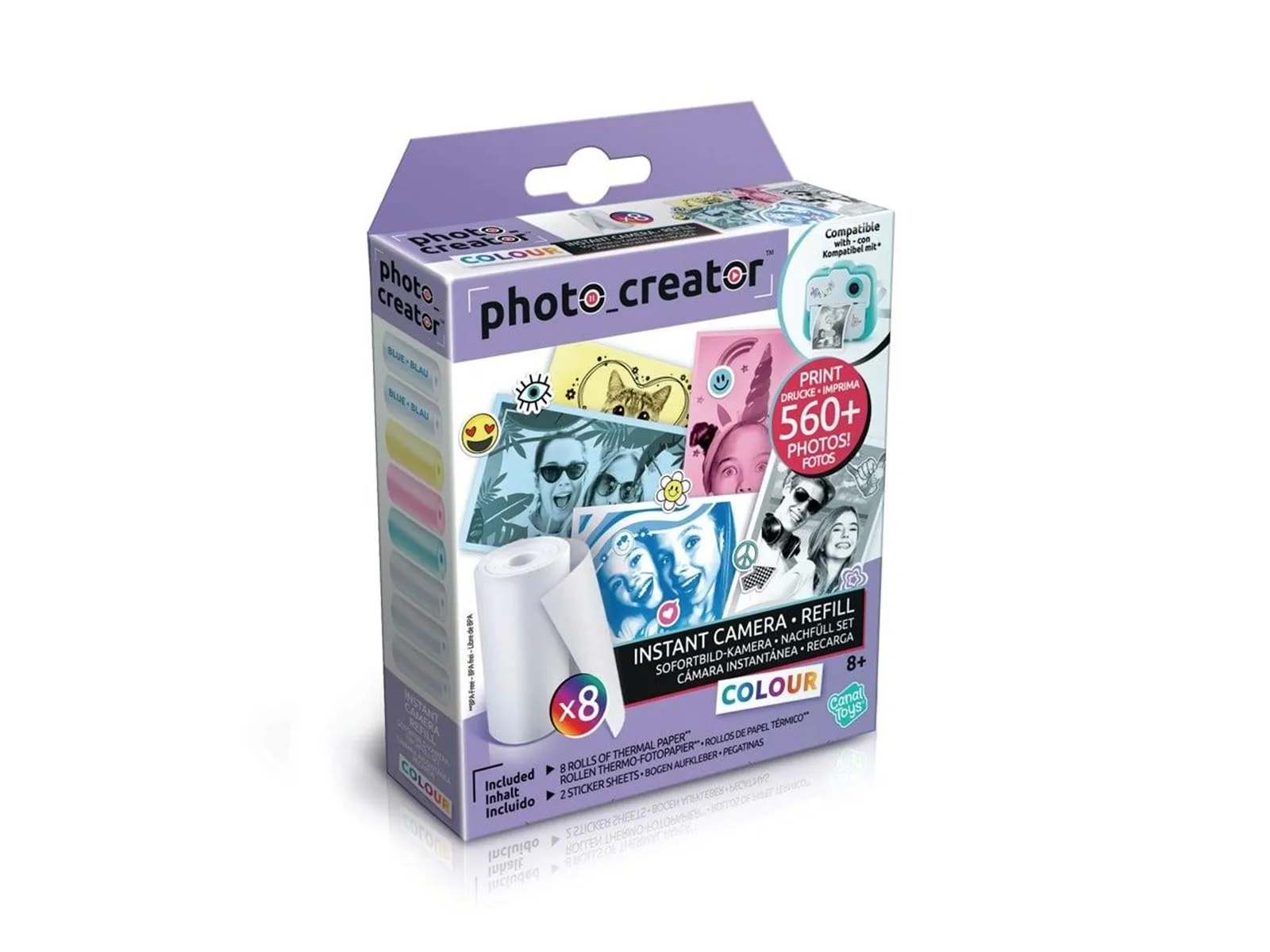 Photo Creator Instant Camera Color Áfylling