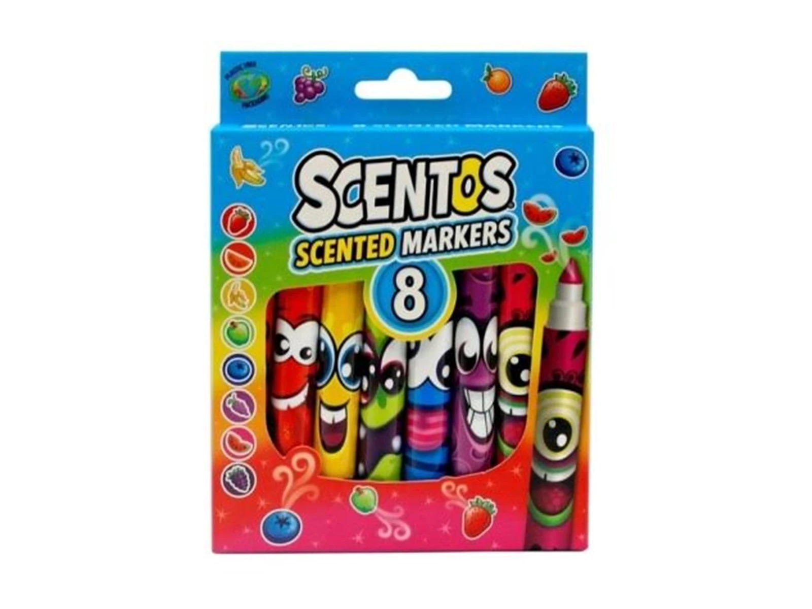Scentos Tússlitir 8 Stykki