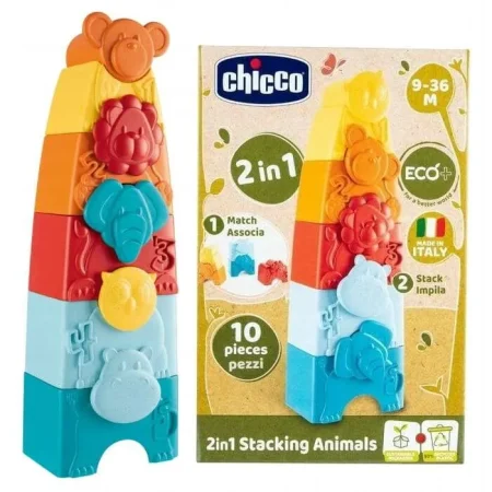 Chicco kubbarturn með dýrum