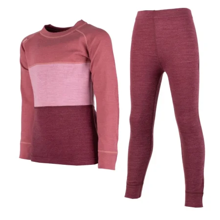 Lindberg Sweden Bamboo Merino Ullarsett Blush/Rose