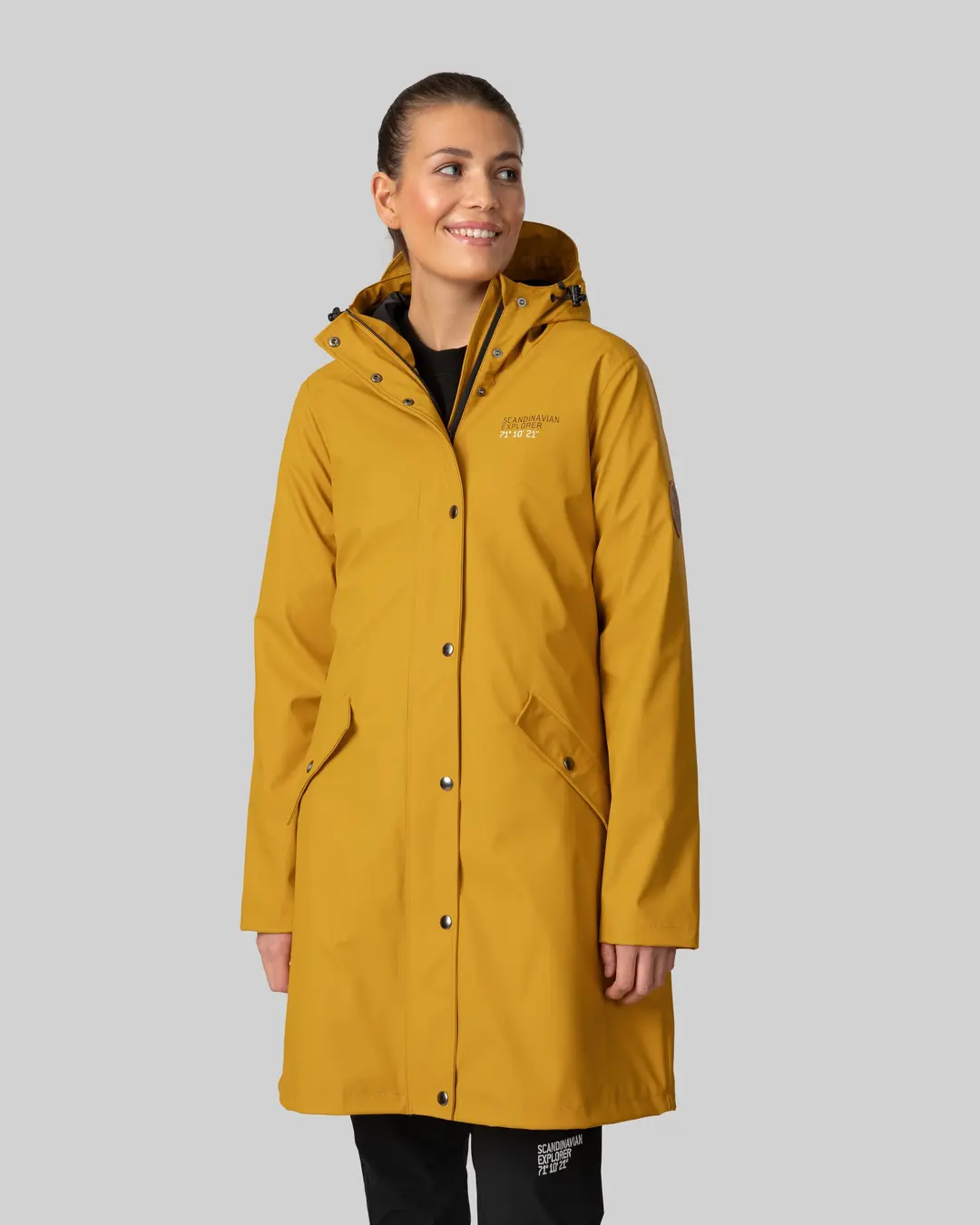 Scandinavian Explorer Dömu Regnkápa PU Yellow