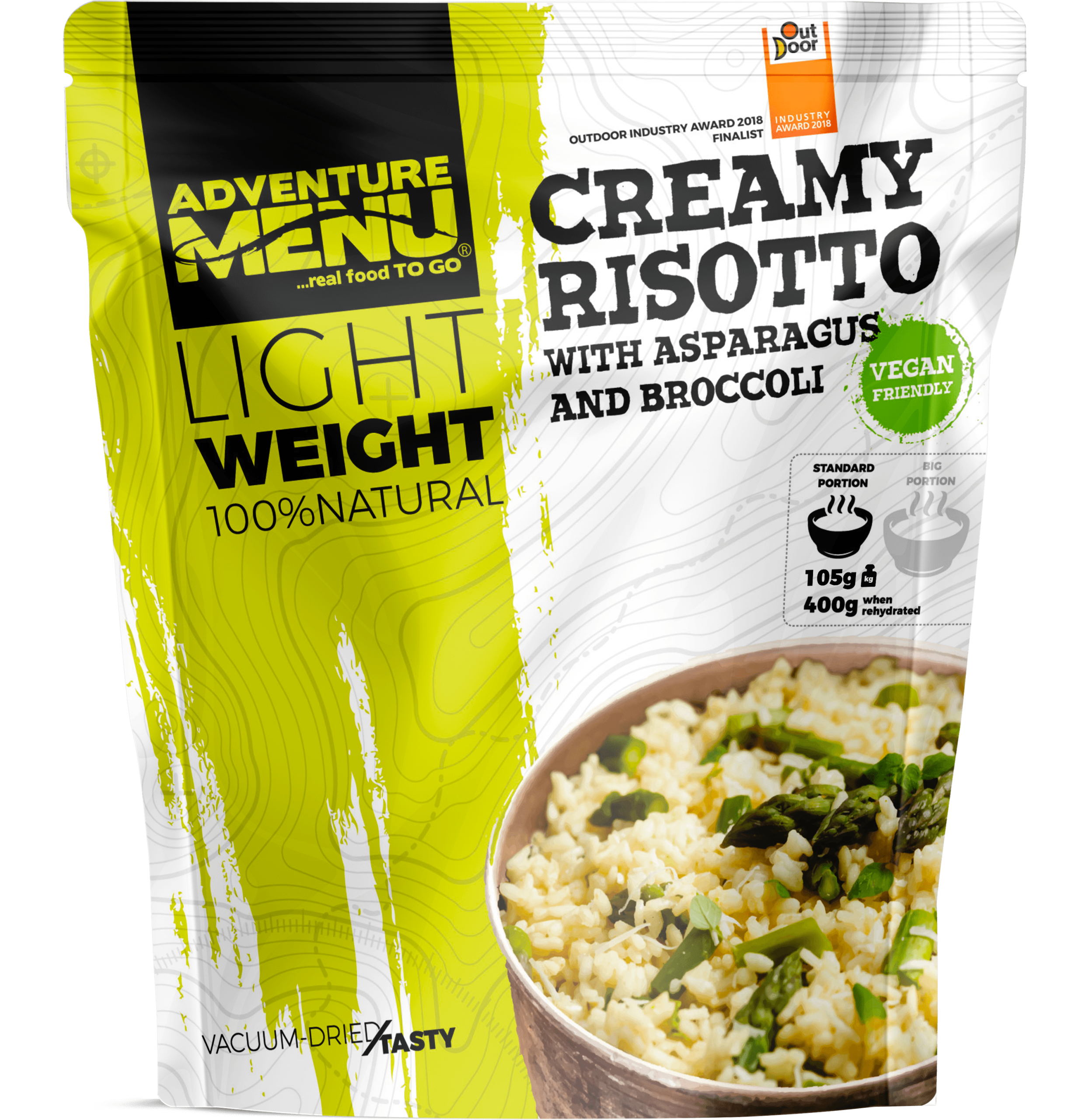 Adventure Menu Creamy Risotto með aspas og brokkoli vegan 105g