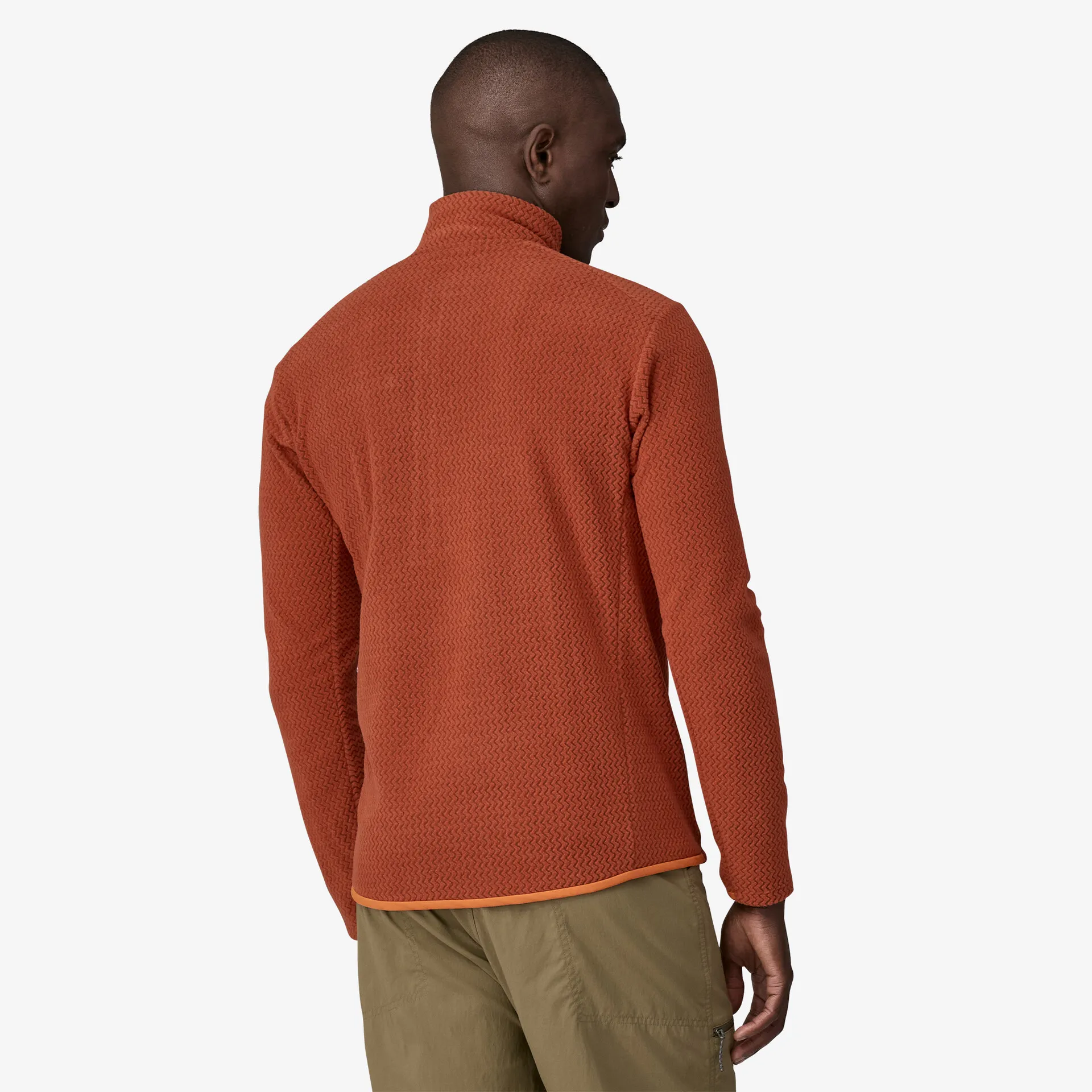 Patagonia R1 Air Zip Neck Herra Flíspeysa Burnished Red - Image 3