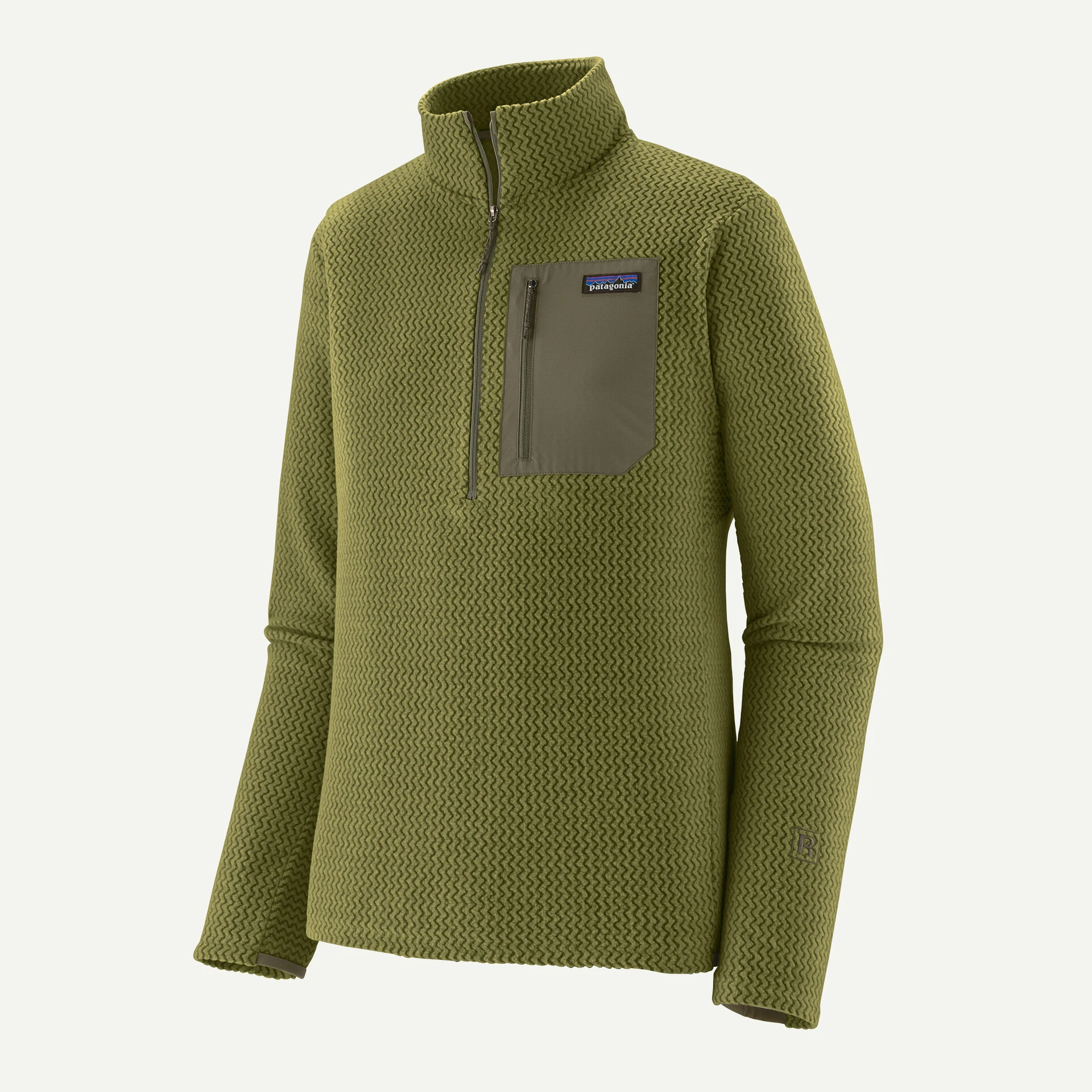 Patagonia R1 Air Zip Neck Herra Flíspeysa Cape rGreen