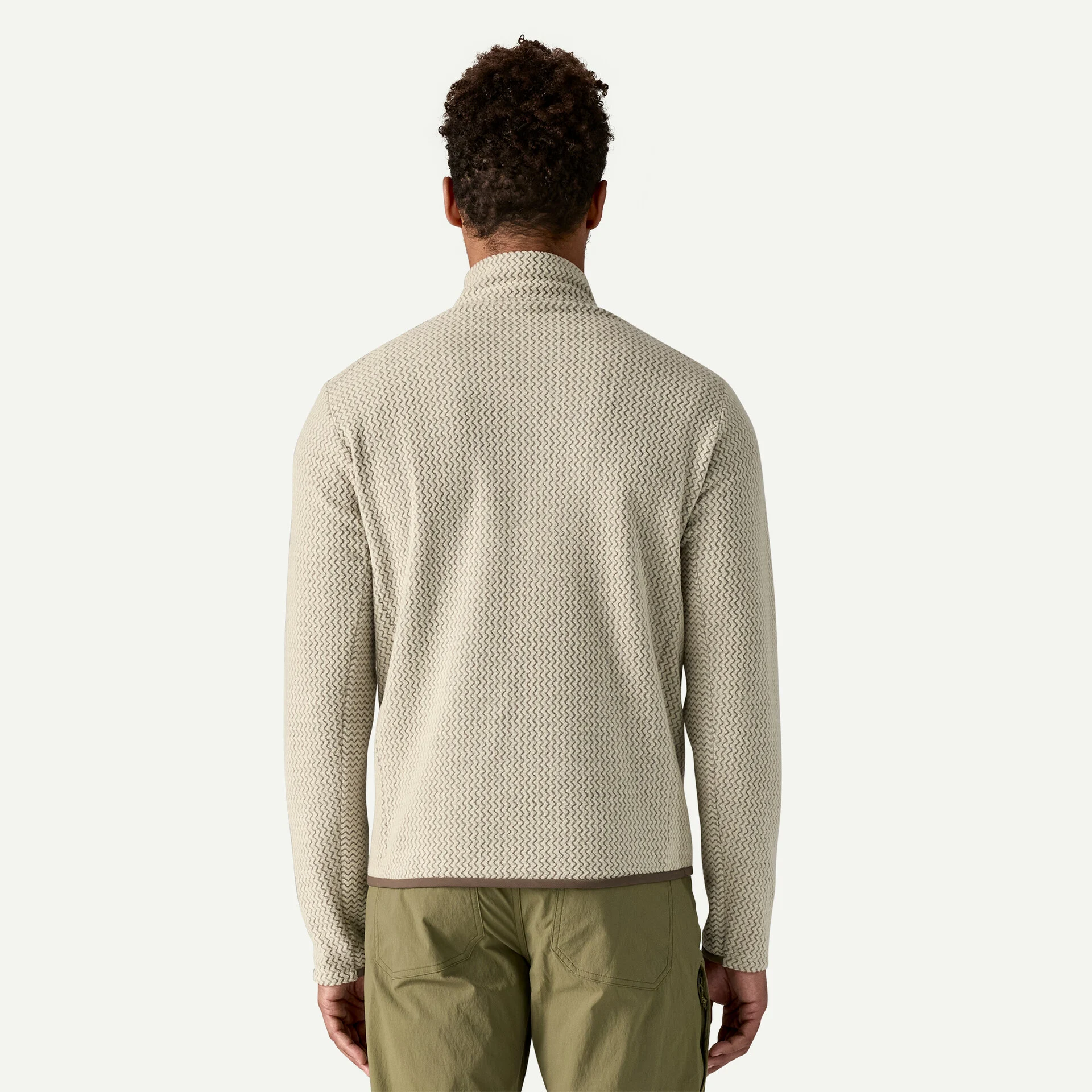 Patagonia R1 Air Zip Neck Herra Flíspeysa Pelican - Image 3