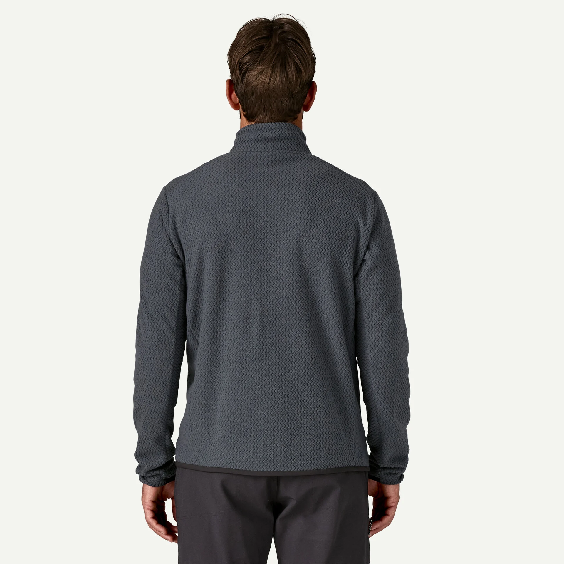 Patagonia R1 Air Zip Neck Herra Flíspeysa Smolder Blue - Image 3
