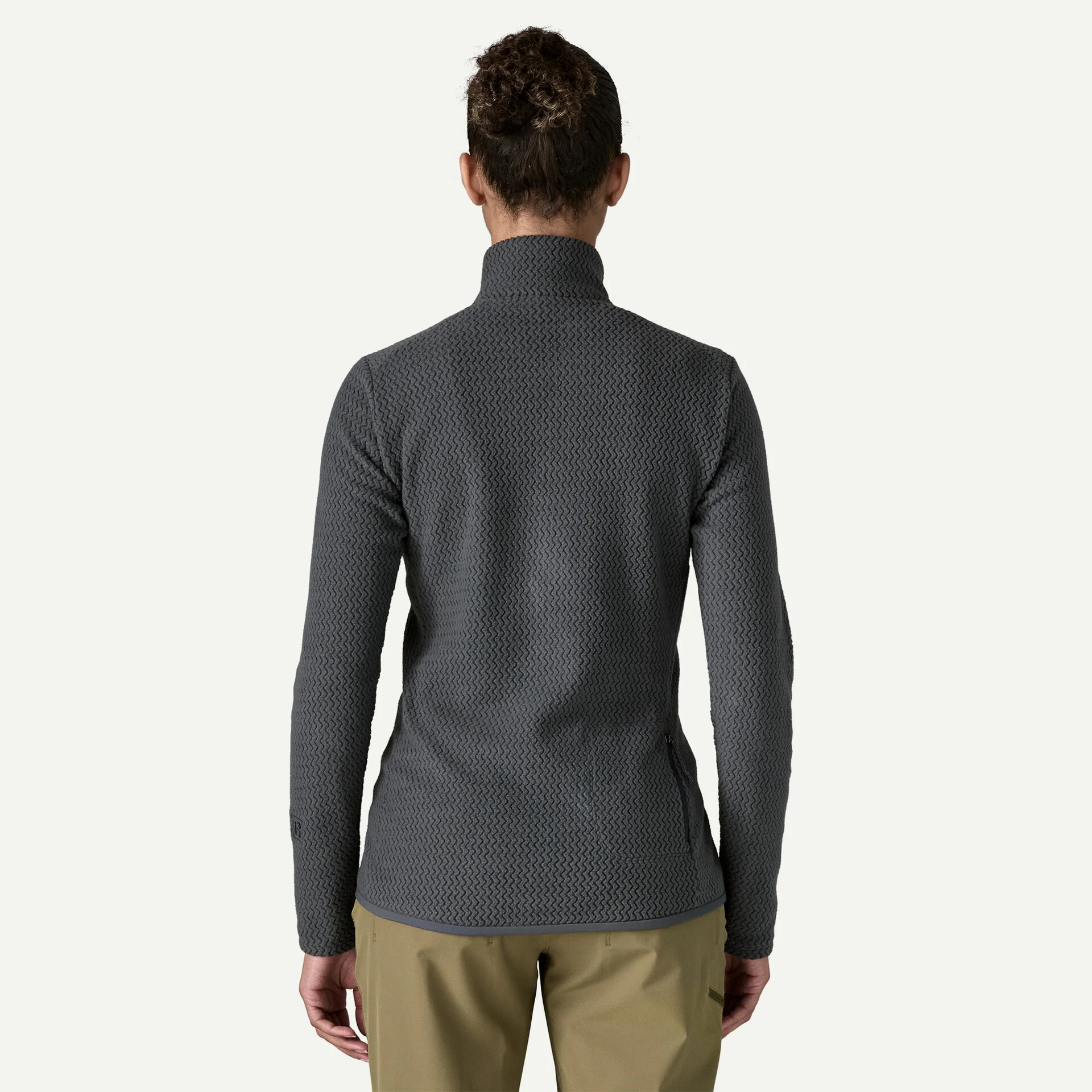 Patagonia R1 Air Zip Dömu Flíspeysa Smolder Blue - Image 3