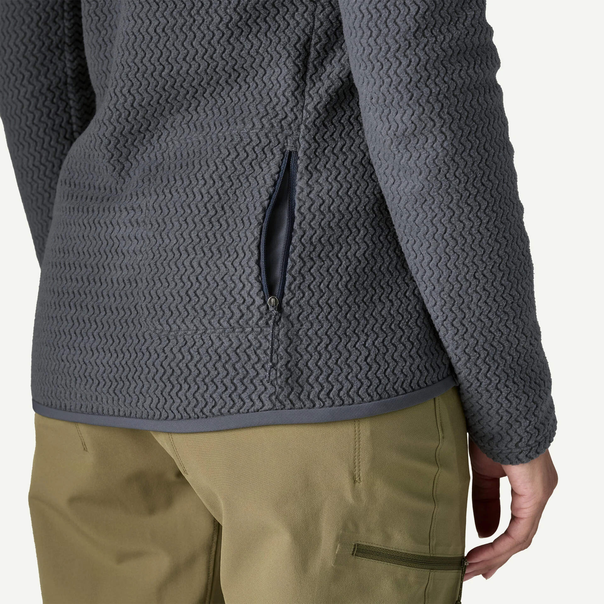 Patagonia R1 Air Zip Dömu Flíspeysa Smolder Blue - Image 6