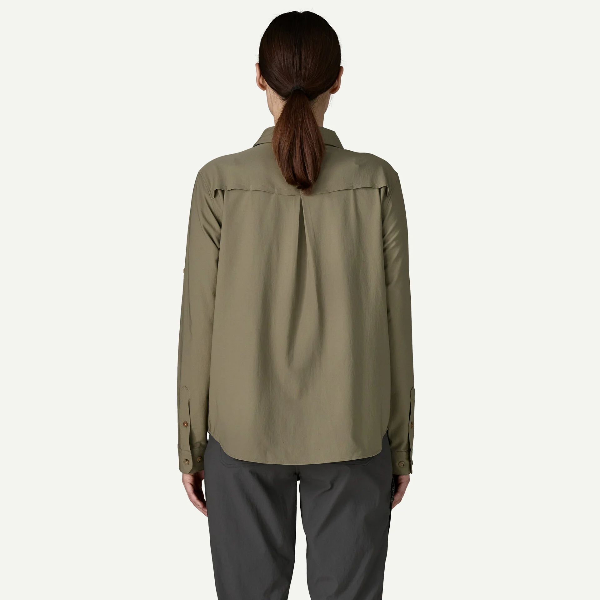 Patagonia Dömu Skyrta Self Guide Sun River Rock Green - Image 3