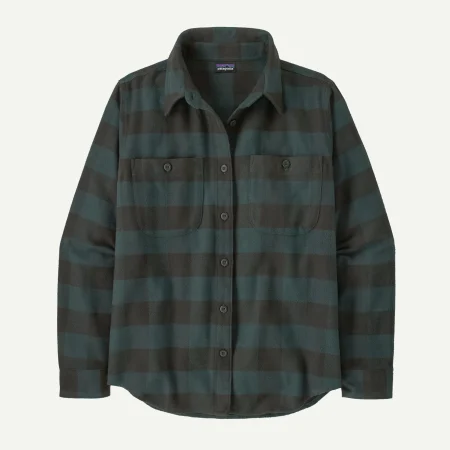 Patagonia Fjord Flannel Dömuskyrta CheckOGreen