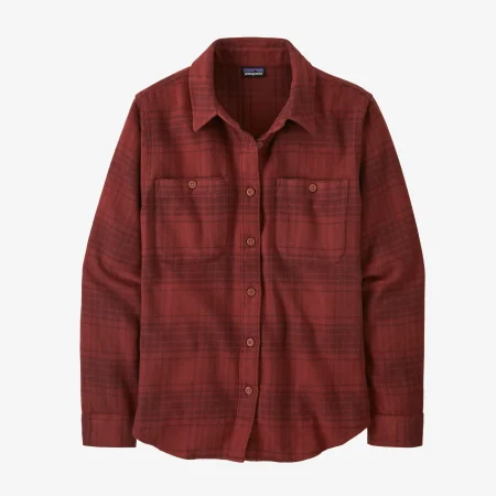 Patagonia Fjord Flannel Dömuskyrta Oxide Red