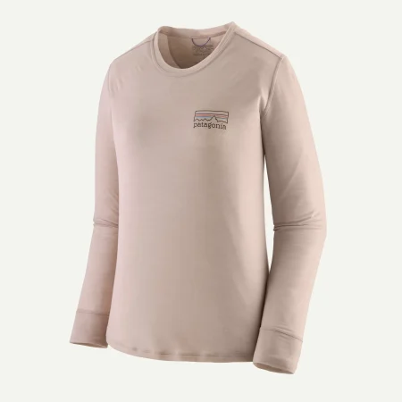 Patagonia Dömu Langermabolur Cap Cool Merino ShTaupe