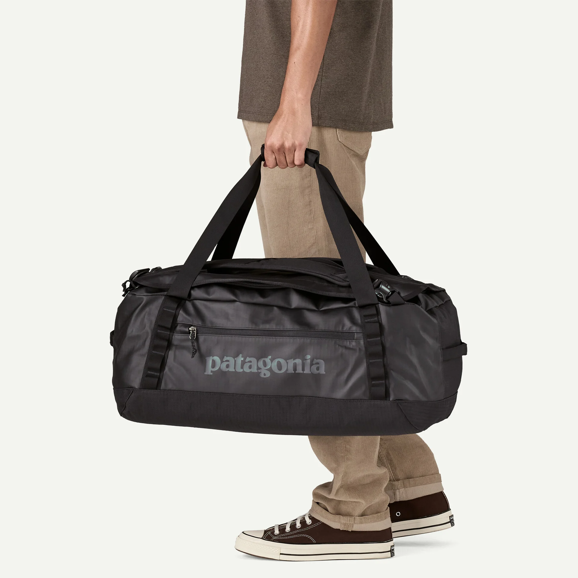 Patagonia Fish Duffel Ferðaskjóða 55L Black w Black - Image 3