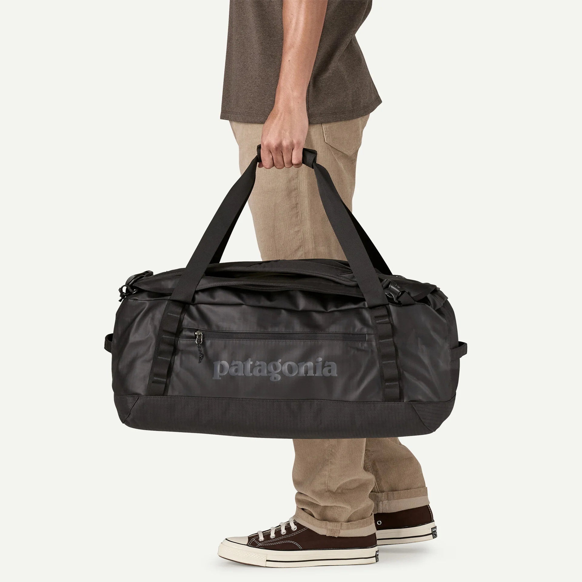 Patagonia Fish Duffel Ferðaskjóða 55L Black w Black - Image 4
