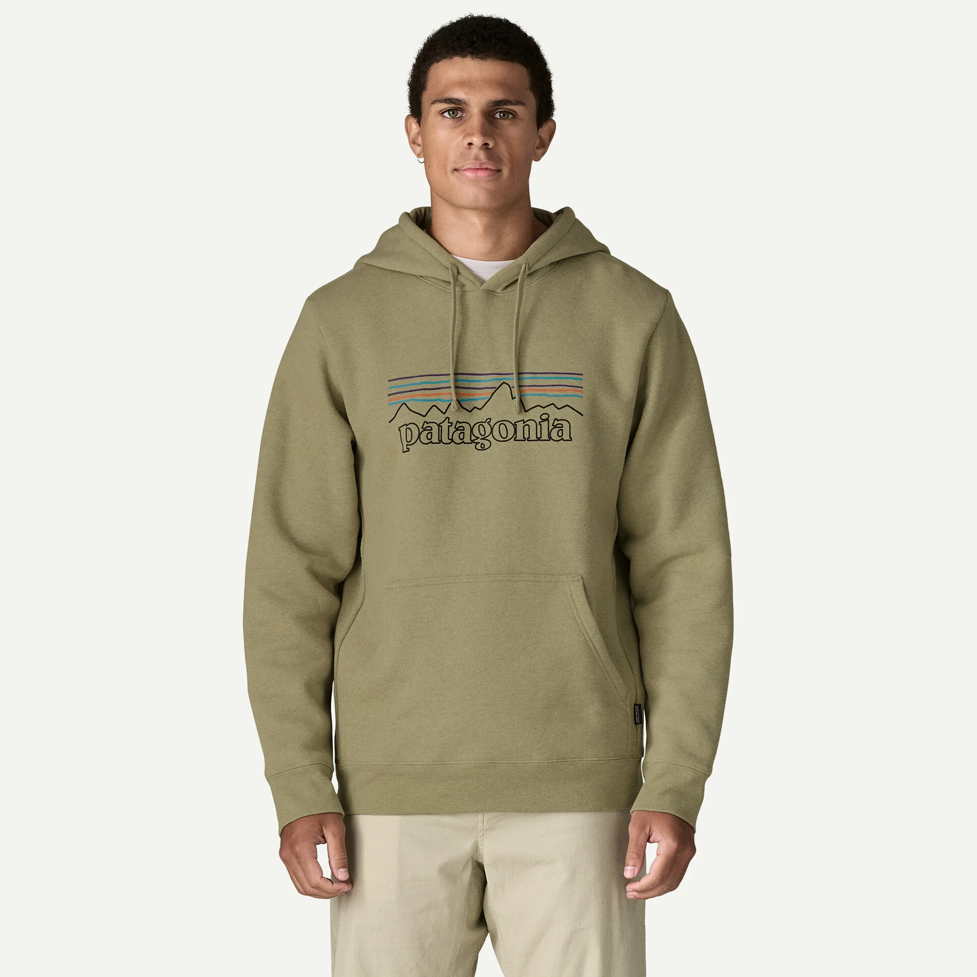 Patagonia Uprisal P-6 logo Herra Hettupeysa Gum Green - Image 4