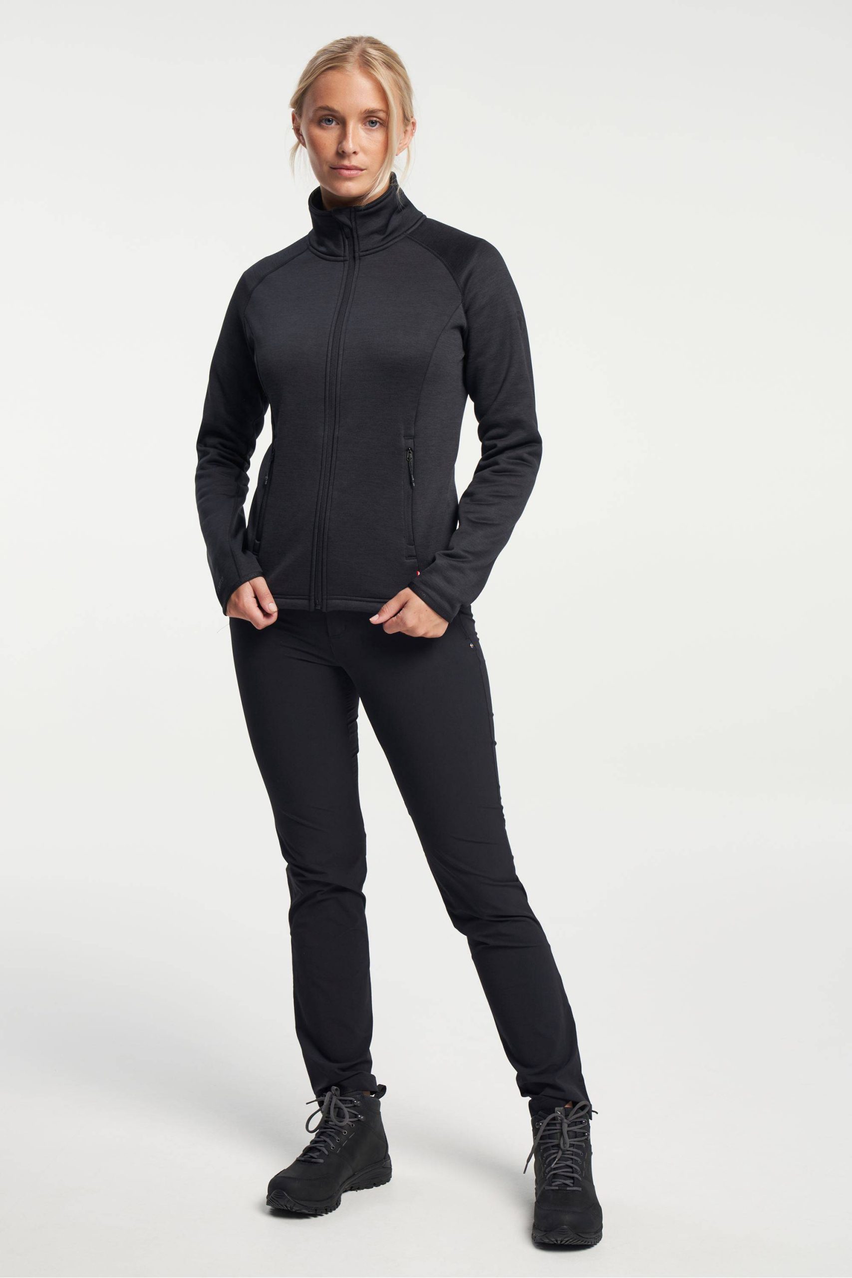 Tenson Txlite Midlayer Zip Dömu Svartur - Image 4