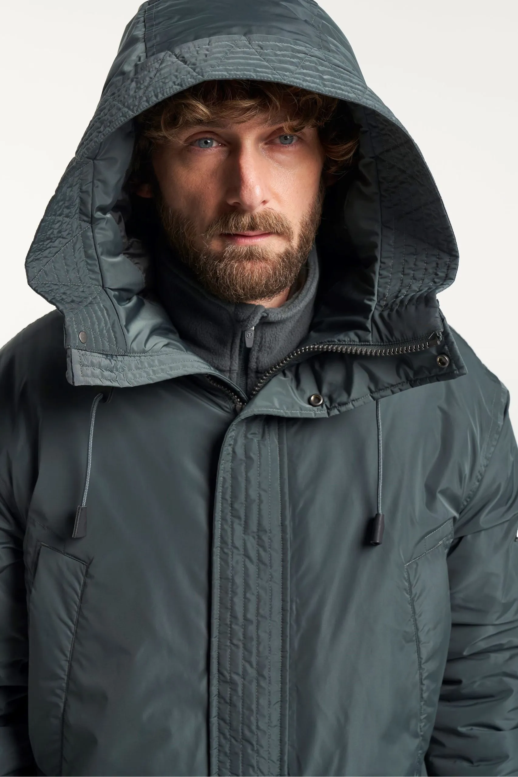 Tenson Himalaya 24 Parka Men Grey Green - Image 4