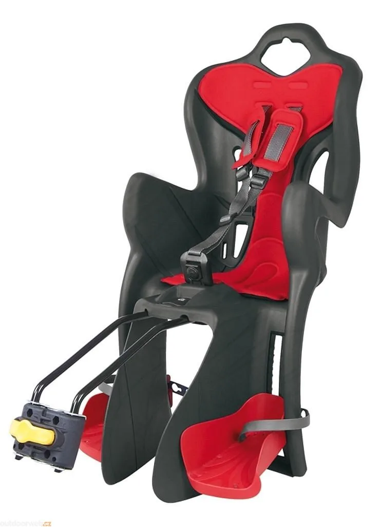 B-One Hjólasæti Standard Rear Grey-red