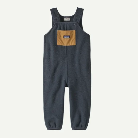 Patagonia Barna Flís Smekkbuxur Synch Smolder Blue