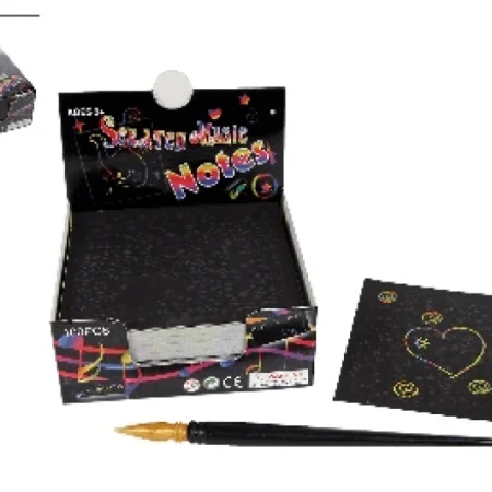 Magic Color Skafblöð og bambus penni, 100 skafblöð.
